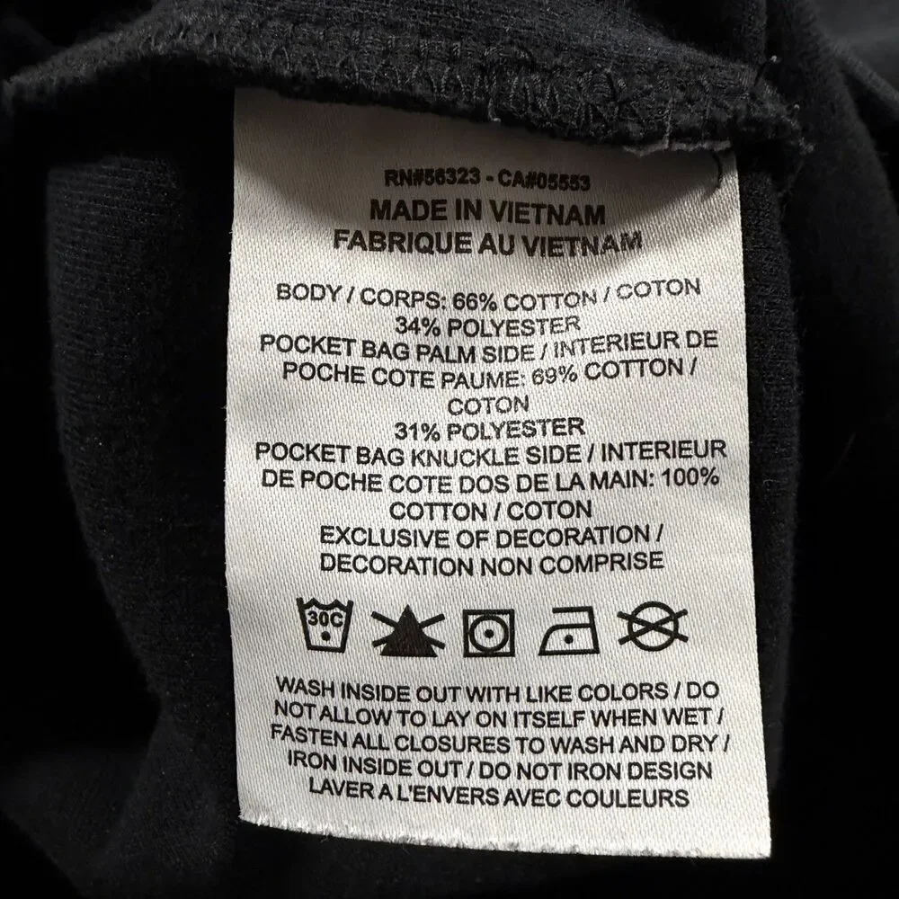 Nike Pants Medium Black Tech Fleece Joggers Performance Gym Zip Pocket Mens